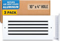 Fits 10x4 Hole | Aluminum Return Air Grille by Handua | Vent Cover Grill by Handua