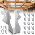 50 Pcs 2x4 Joist Hangers for Wood, 18 Gauge Metal Face Mount Joist Hangers by Levendor