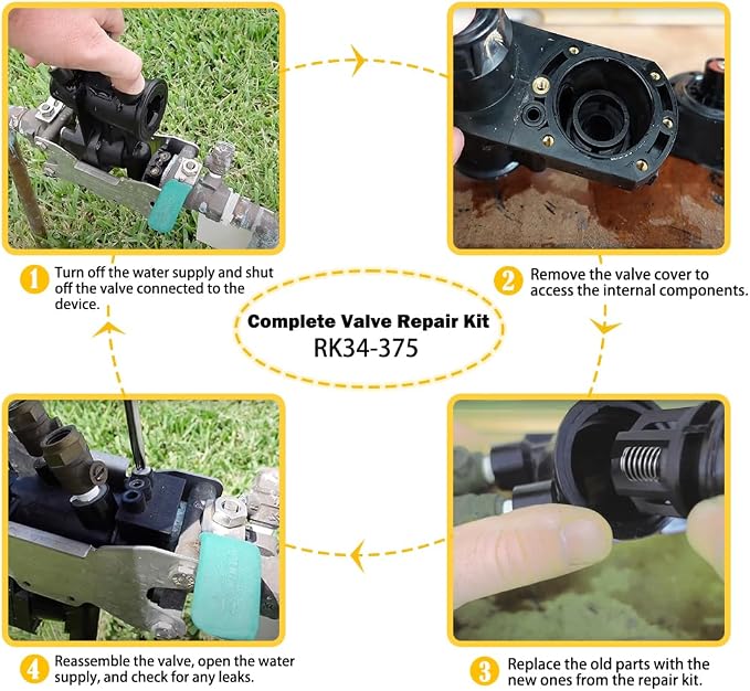 RK34-375 Backflow Preventer Repair Kit Compatible - Image 2