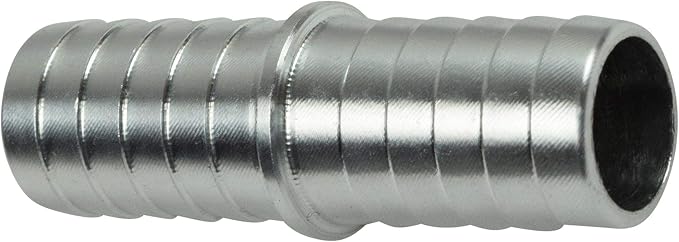 ICT Billet 5/8" to 5/8" Inch Hose Barb Splice Coupler Repair Fitting Adapter - Image 2