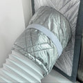 40" Heavy Duty Portable Air Conditioner Window Kit Reflective Aluminum Foil by gulrear
