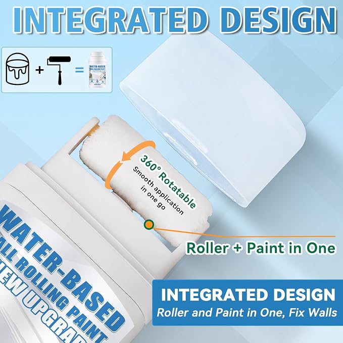 White Paint for Wall, All-in-One Repair Kit - Image 4