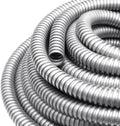 3/4 Inch Flexible Reduced Wall Electrical Conduit, 50 Ft Iron Galvanized Cable by Xadnitu