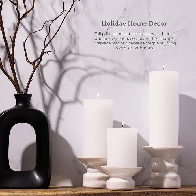 BASK Mottled Pillar Candles - Image 4