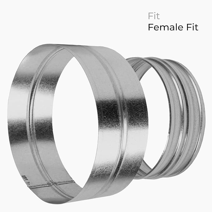 10 Inch Galvanized Metal Duct Connector - Image 7