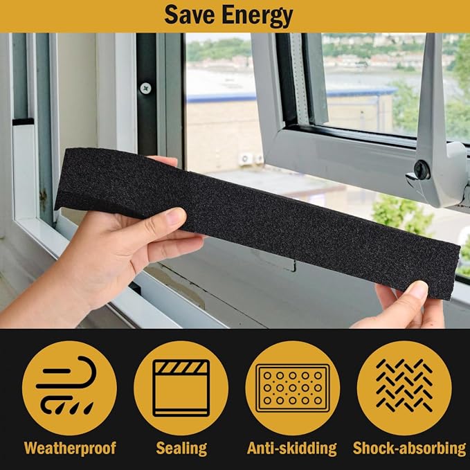 YoleShy Window Air Conditioner Foam Tape 2 Pcs 2 Inch Wide x 1 Inch Thick - Image 5