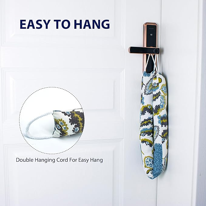 2 Pack 60 Inch 4 Inch Wide Under Door Blocker Door Draft Stopper - Image 4