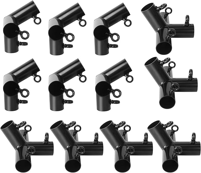 Aoneky 1 Inch Corner Canopy Fitting Couplers Kit, Fits 3/4 Inch EMT Conduit Pipe - Image 4