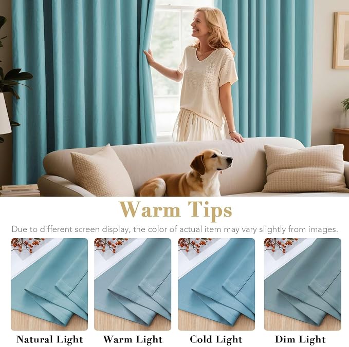 H.VERSAILTEX Thermal Insulated Blackout Drapes Soft and Smooth Microfiber - Image 5