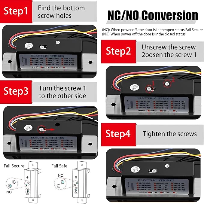 2026 Upgraded ANSI Standard Heavy Duty Electric Door Strike Lock - Image 5