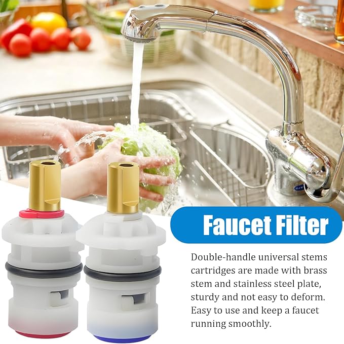 Ceramic Stem Disc Faucet Cartridge Replacement Fits - Image 6