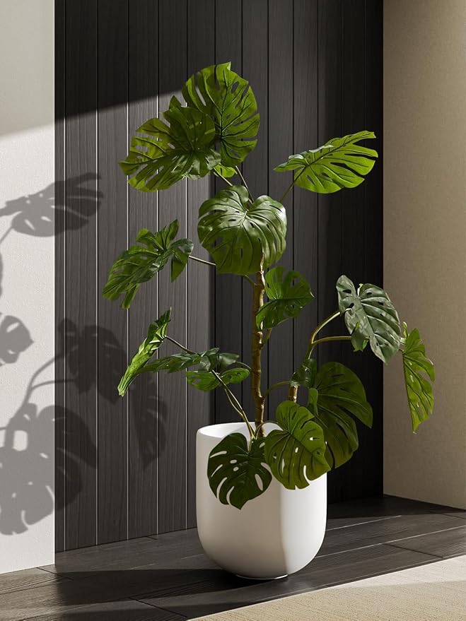 LE TAUCI 12 Inch Pots for Plants, Ceramic Large Planters for Indoor Plants - Image 4