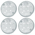 4” Round Steel Pancake Electrical Box| 1/2" Deep Box by OhLectric
