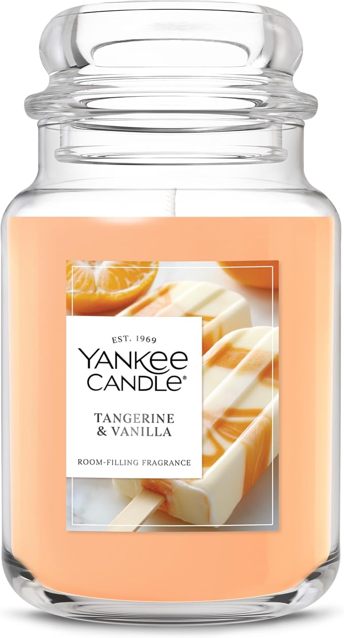 Yankee Candle Tangerine & Vanilla Scented Candle, 22oz Large Jar by Unknown
