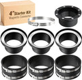 4" Magnetic Dust Collection Fittings, 8 high-Strength Magnets, One-to-Many by Pump