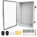 Electrical Junction Box, IP67 Waterproof Outdoor Box ABS Plastic Enclosure by Qukipet