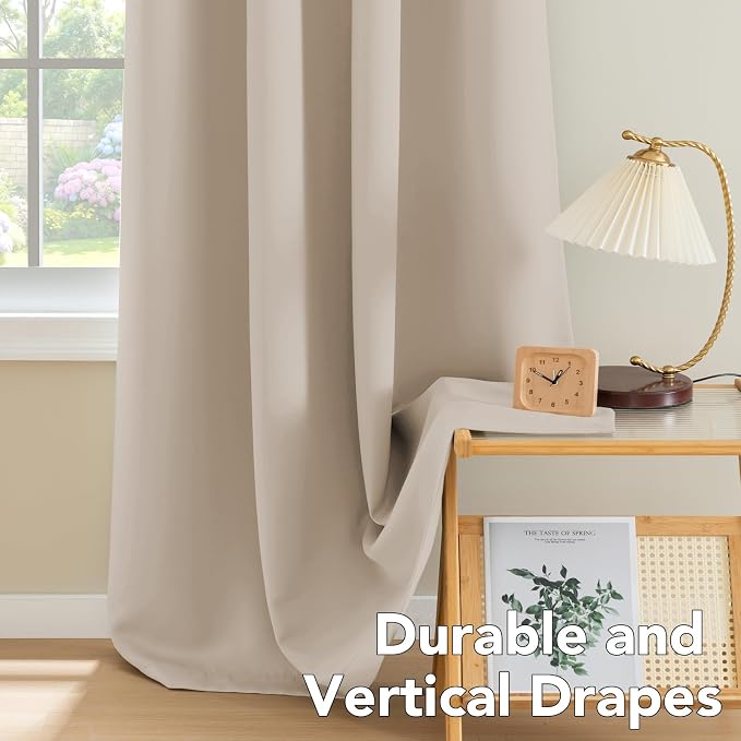 H.VERSAILTEX Blackout Curtains for Bedroom Thermal Insulated Room Darkening - Image 8