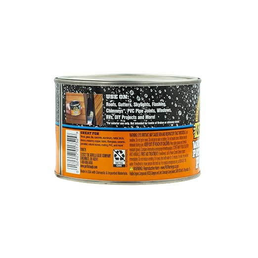 Gorilla Waterproof Patch & Seal Rubberized Sealant Paste, 1lb Can | Blocks Water - Image 11
