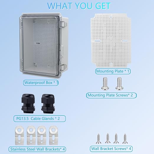 IP67Junction Box, ABS Plastic Outdoor Waterproof Box Electrical Enclosure - Image 5