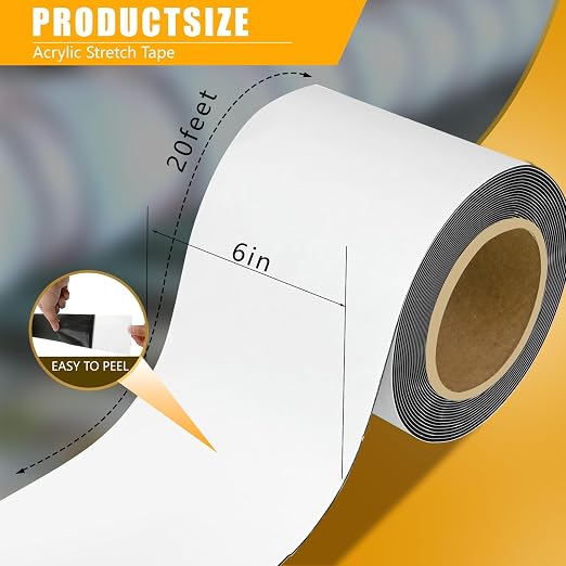 Stretch Tape for Windows & Doors, Weather Window Tape - Image 3