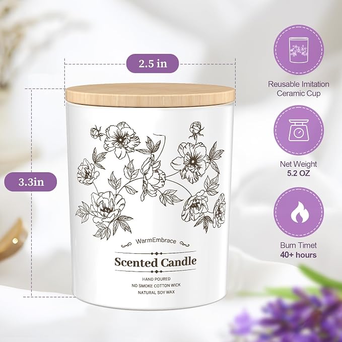 WarmEmbrace Deluxe Scented Candle - Image 3