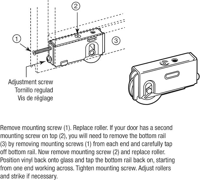Prime-Line D 1563 1-1/2 In. Steel Roller Assembly - Image 3