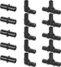 15pcs 1/2" Poly PPSU Barb Crimp PEX Fitting Combo, No Lead | 5pcs Each Elbows by PXZBLG