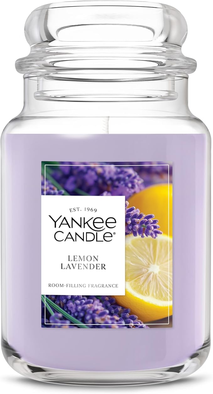 Yankee Candle Lemon Lavender Scented Candle, 22oz Large Jar by Unknown