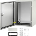 VEVOR NEMA Steel Enclosure, IP66 Waterproof & Dustproof, Outdoor/Indoor by VEVOR