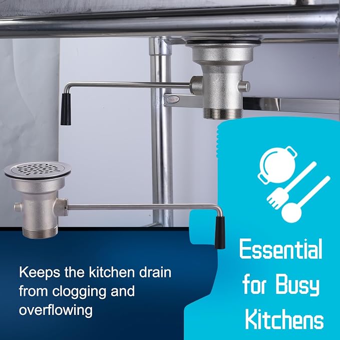 3-1/2 Inch Commercial Sink Drain - Image 8