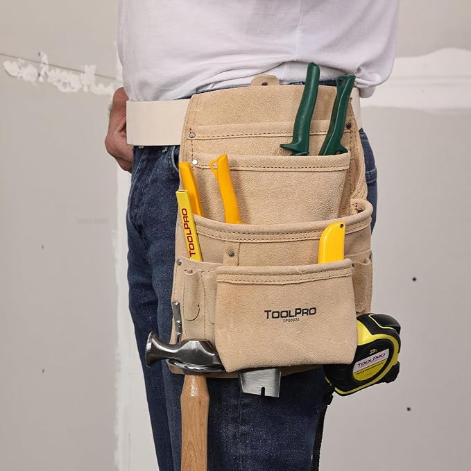ToolPro Nail Pouch for Drywall Equipment, Pliers – for Construction, and DIY - Image 6