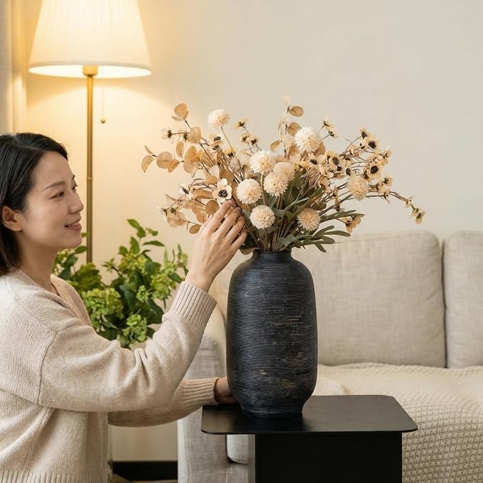 Large Ceramic Vase, Farmhouse Flower Vase - Image 5