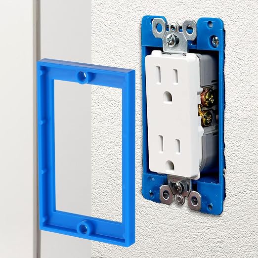 4 Pcs 1/4" Single Gang Box Extender Electrical Box Extender - Image 6