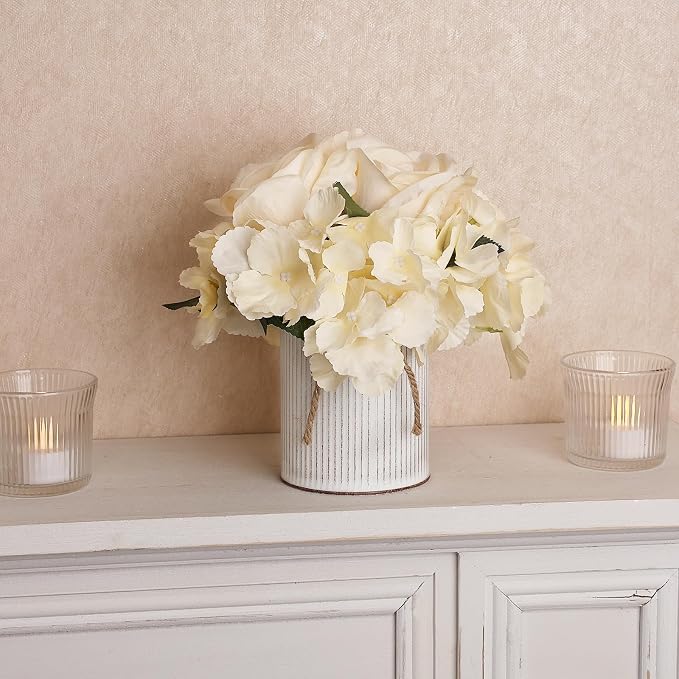 Champagne Flower Table Centerpieces - Image 6