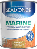 Seal-Once Marine Waterproof Wood Sealer and Stain, 1 Gallon | Waterproof Sealant by SEAL-ONCE
