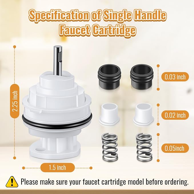 Enhon 1 Pack Shower Faucets Cartridge Compatible - Image 3