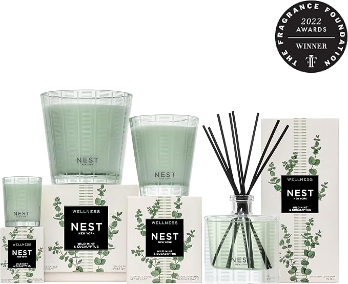 NEST New York Scented Classic Candle, Wild Mint & Eucalyptus - Image 7