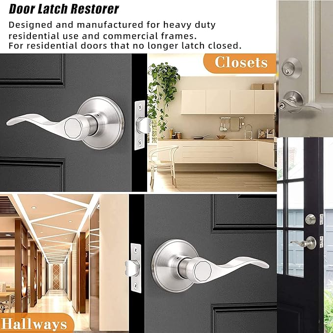 Deadbolt Strike Plate Door Backplate 1" x 2 1/4" Round Corner - Image 5
