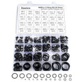 400 Pcs Rubber O-Rings Assortment Kit, 24 Sizes Rubber O-Ring Sealing Seal by Unknown