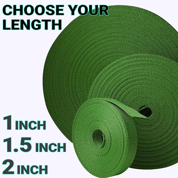 Webbing Strap, 3/4" to 2", 10-50 Yds, EDC gear, backpack repair and pet dog - Image 7