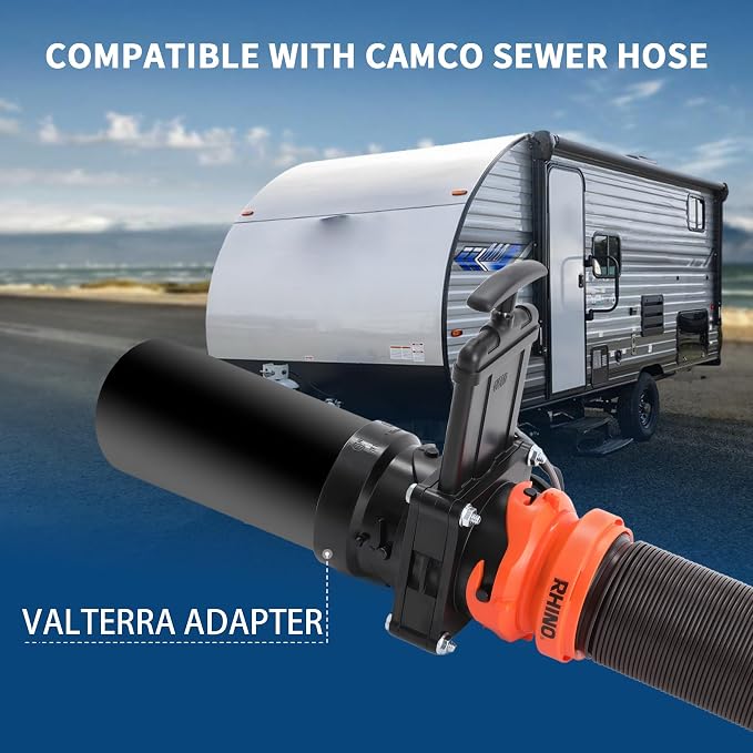 Short Bayonet Hook Twist-On Waste Valve RV Gate Valve Compatible - Image 3