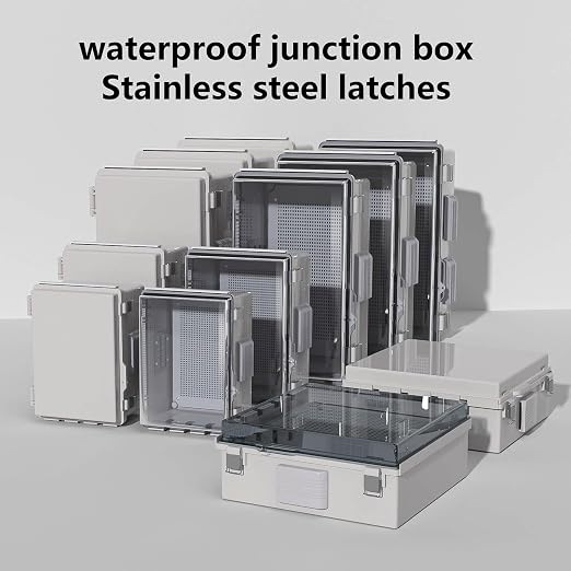 ABS Electrical Junction Box, Ventilated Design, Cable Grommets, IP65 Waterproof - Image 7