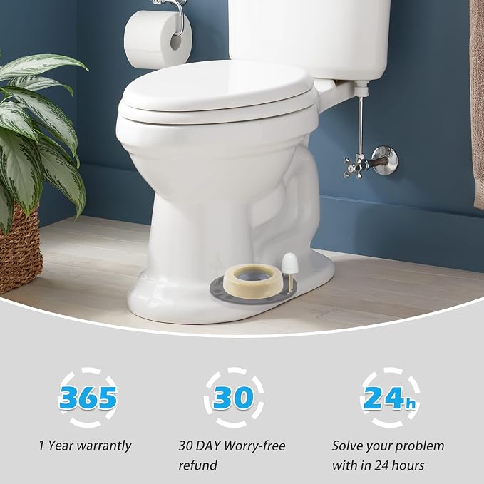 MENNTY Toilet Flange with Wax Ring Kit - Image 5