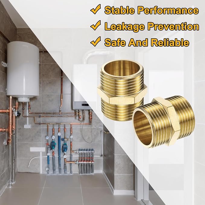 PATIKIL Brass Pipe Fitting - Image 5