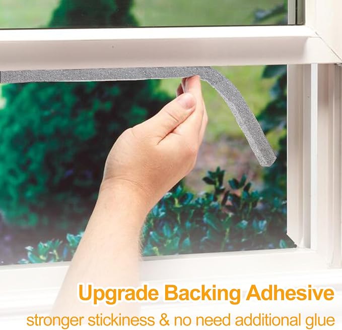 High Density Foam Tape Air Conditioner Window Seal, 2x1 Inch Thick Foam Stripe - Image 6