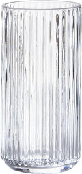 Clear Glass Flower Vase for Pampas Grass, 10 inch Medium Decorative Centerpiece by TIMEFOTO