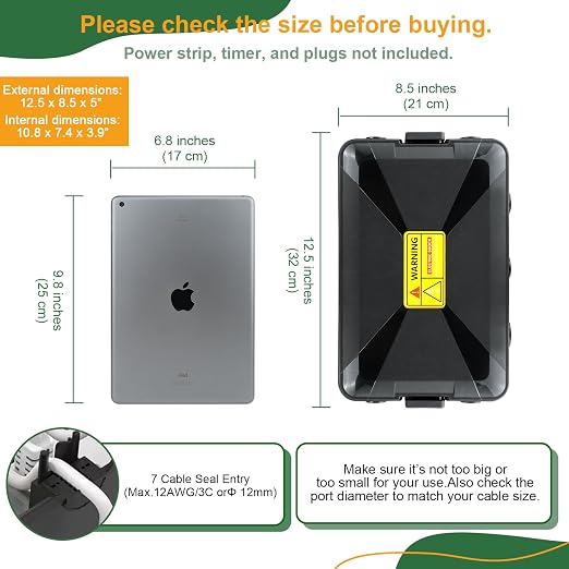 Large Outdoor Waterproof Electrical Box - Image 6