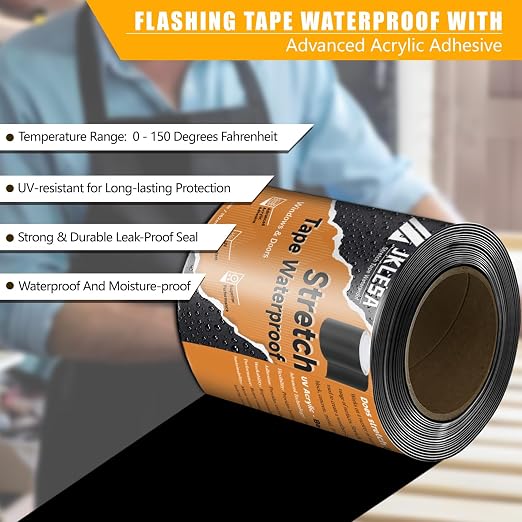 Stretch Tape for Windows & Doors, Weather Window Tape - Image 2