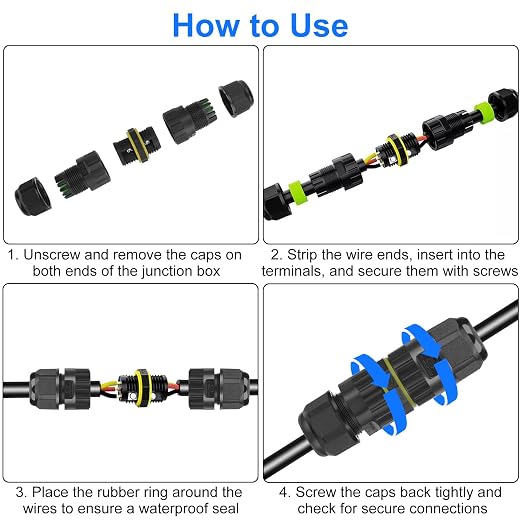Linkstyle 10PCS 3 Pole M16 Wire Connector Waterproof IP68 External Electrical - Image 5