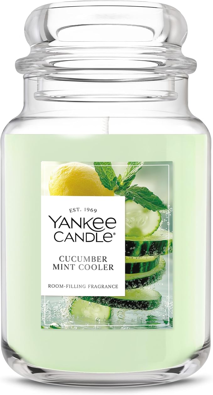 Yankee Candle Cucumber Mint Cooler Scented Candle, 22oz Large Jar by Unknown